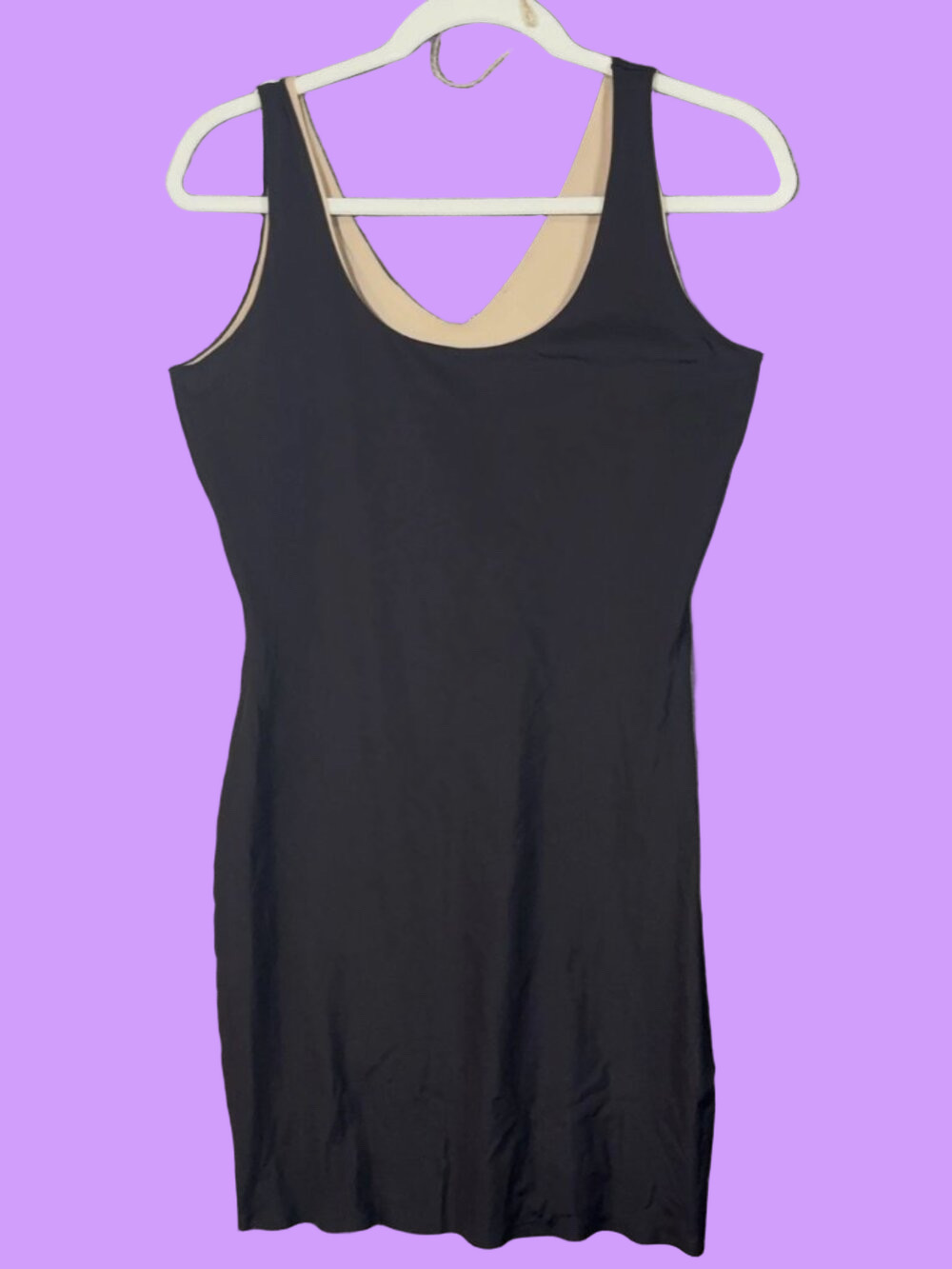 Spanx Assets Red Hot 4 Way Tank Slip Riversible (Black/Nude) Shapewear